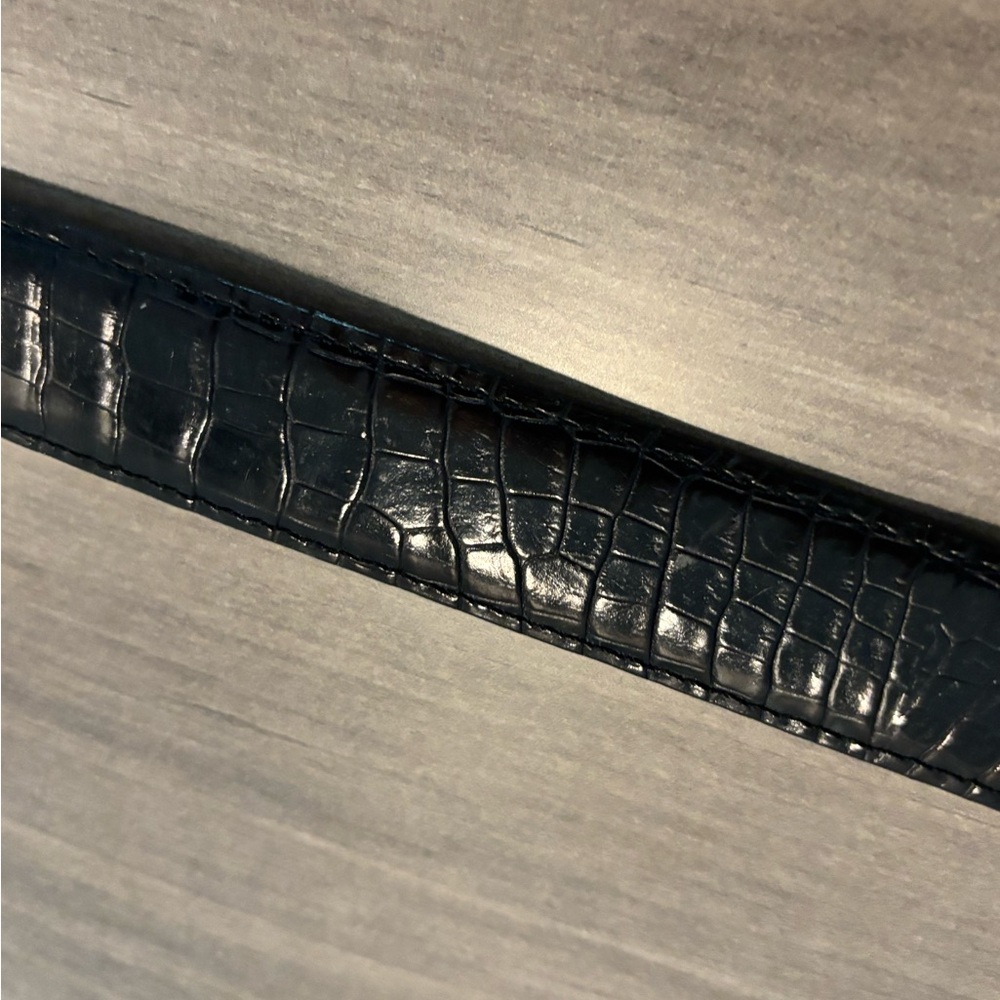 Brighton Black Belt with Gold and Silver Detailing - Picture 7 of 7